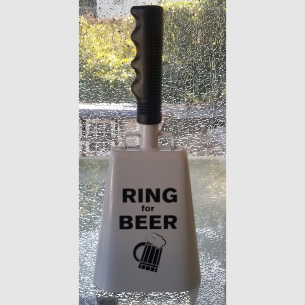 Wembley cowbell ring for beer
